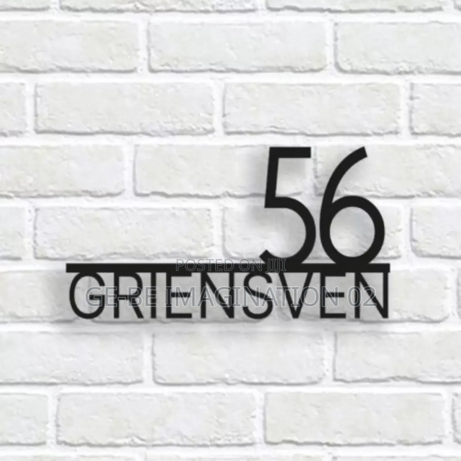 House Number Light Sign