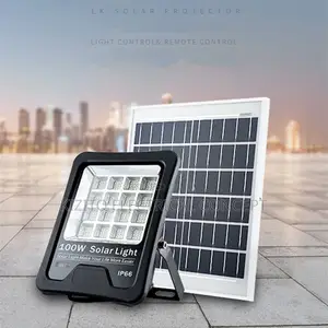 100watts Solar Flood Light Separate Panel