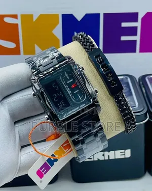 Photo - Skmei Watch and Bracelet Set