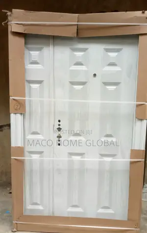 4ft by 7ft White Steel Door