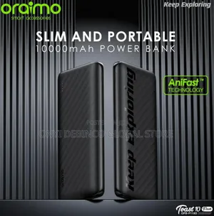 Oraimo Toast 10 Flash 10000mah 12W Power Bank Fast Charging