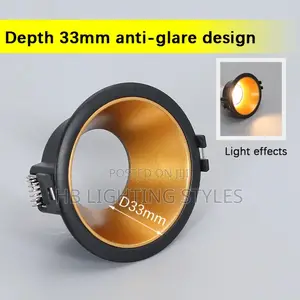 Round GU10 Recessed Downlight Replacement Kit