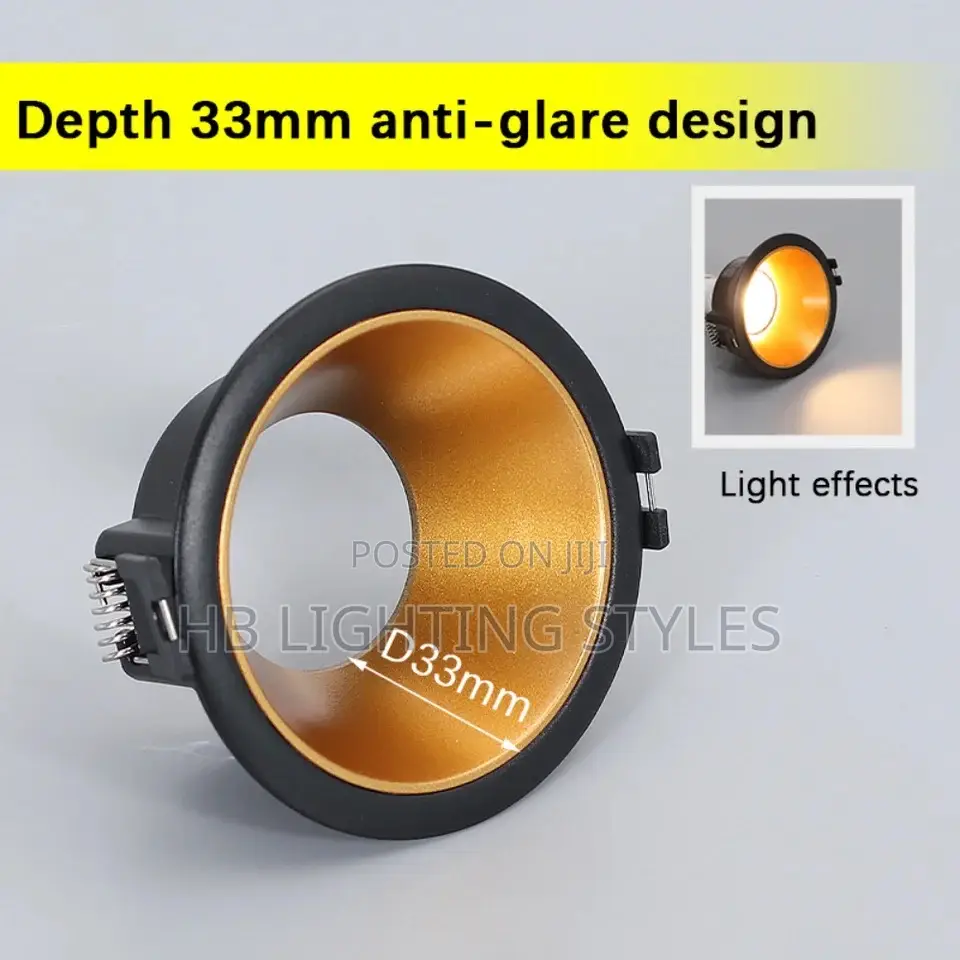 Round GU10 Recessed Downlight Replacement Kit