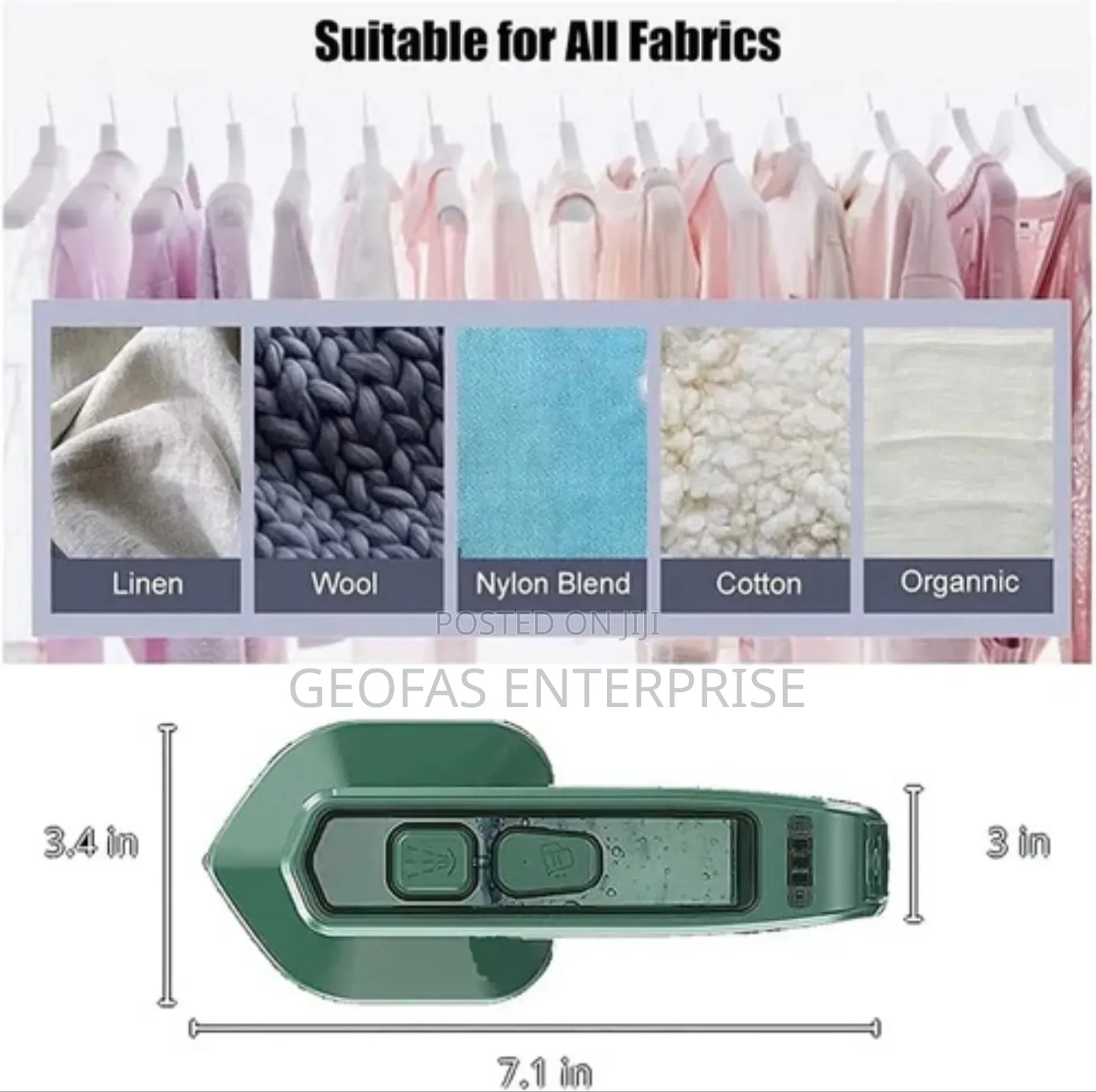 Electric Mini Steam Pressing Iron