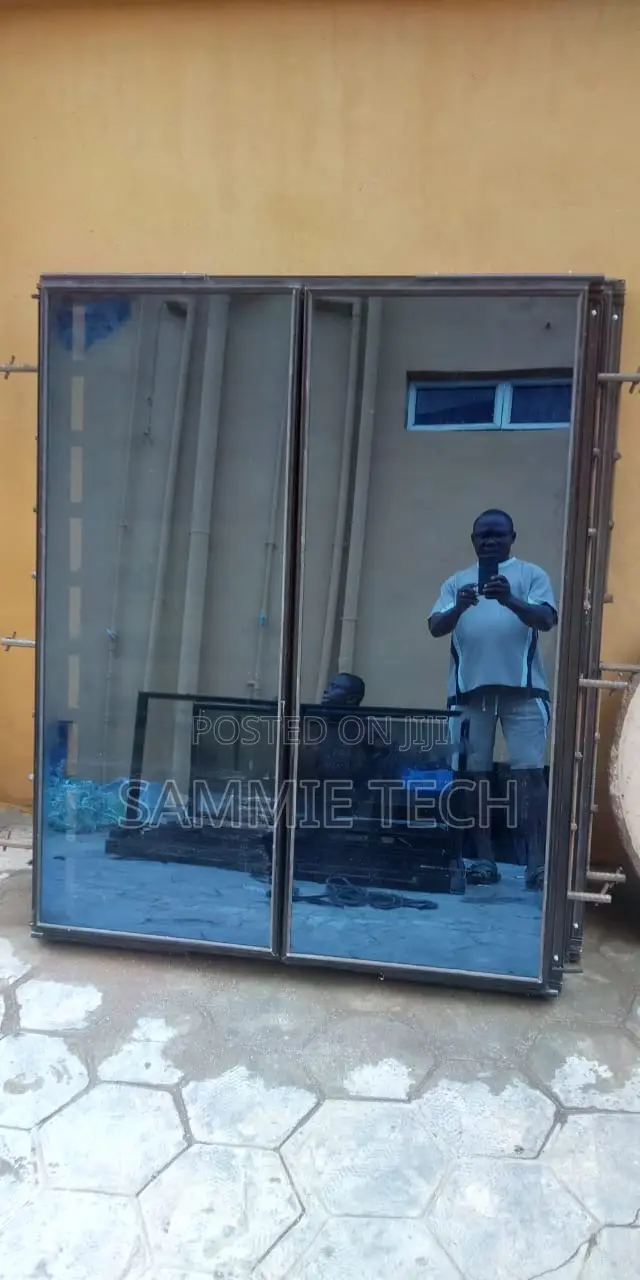 Frameless Windows With Inner Burglaries and Net