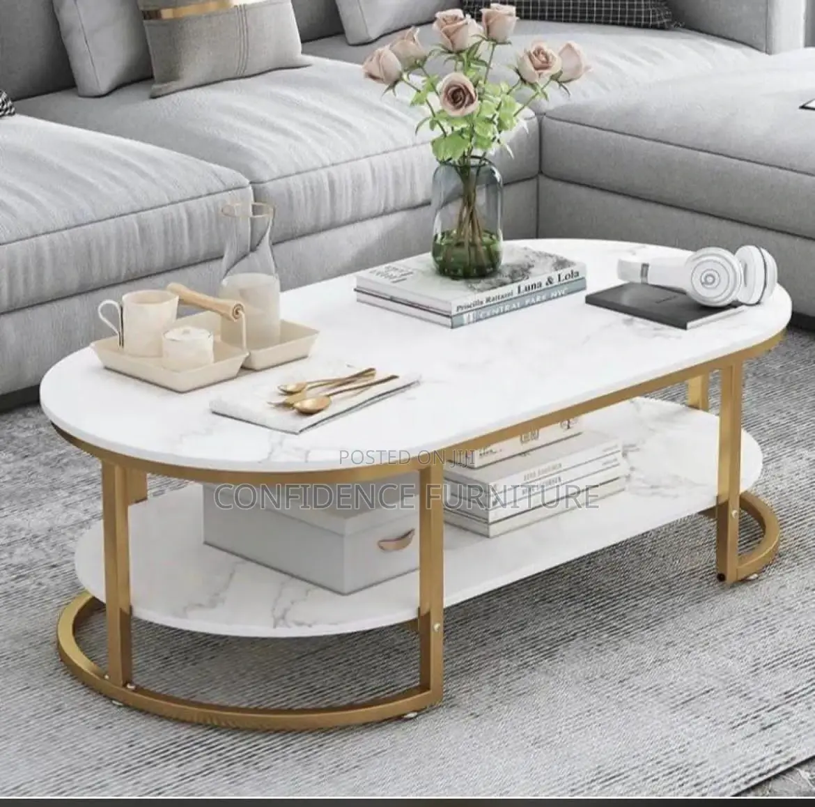 Quality Marble Top Center Table