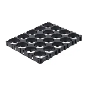 10, 20, 30, Holes 18650 Lithtium Battery Holder Cylindrical