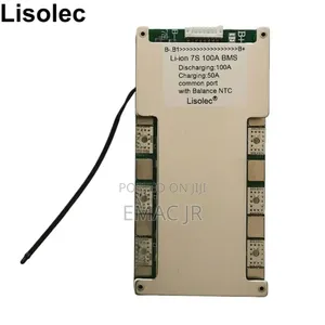 Li-Ion 7s 100a BMS With Balance NTC 28v, 31.8v