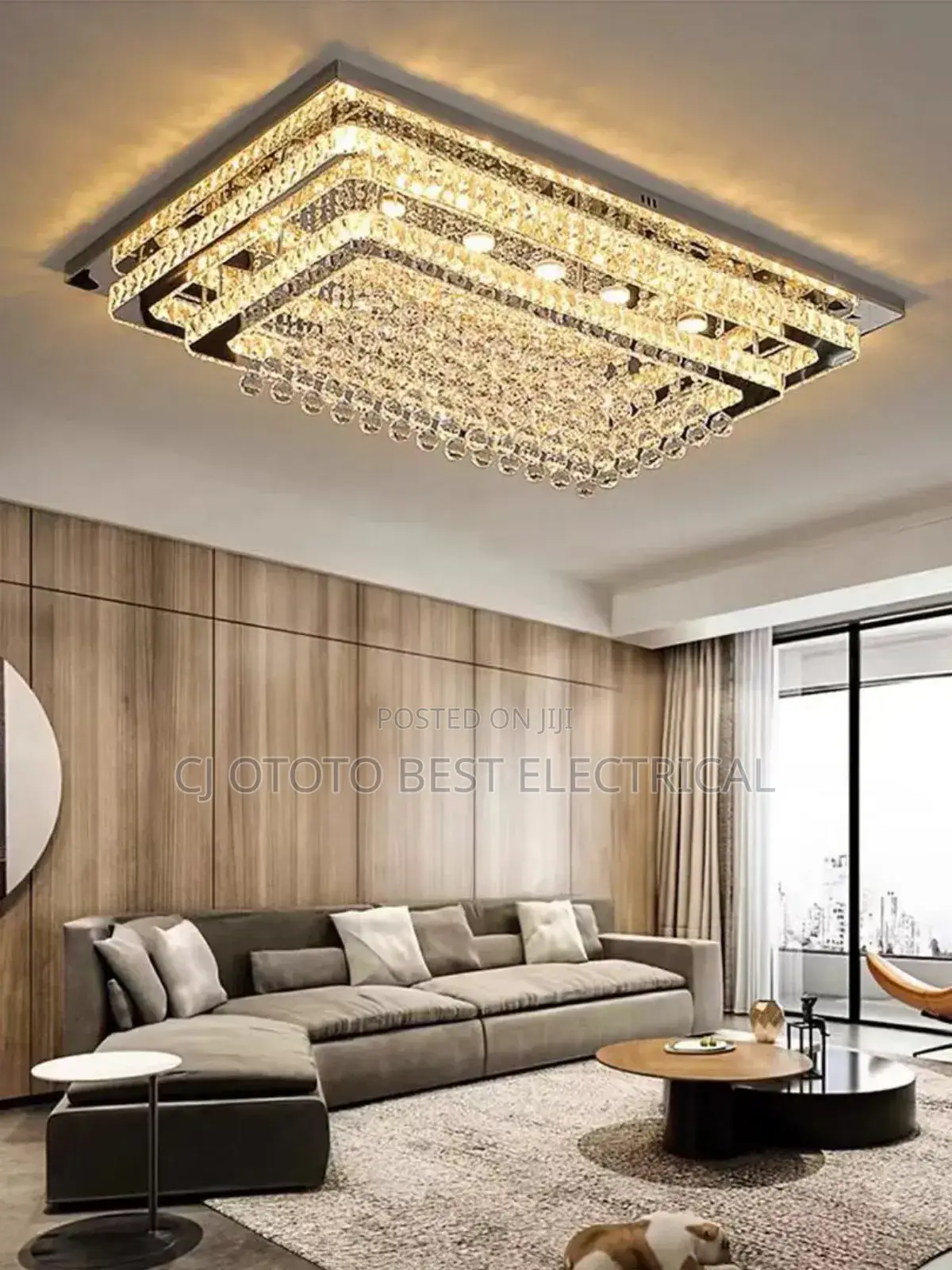 Luxury Crystal Chandelier Light for Your Sitting Room, 1000mm Size