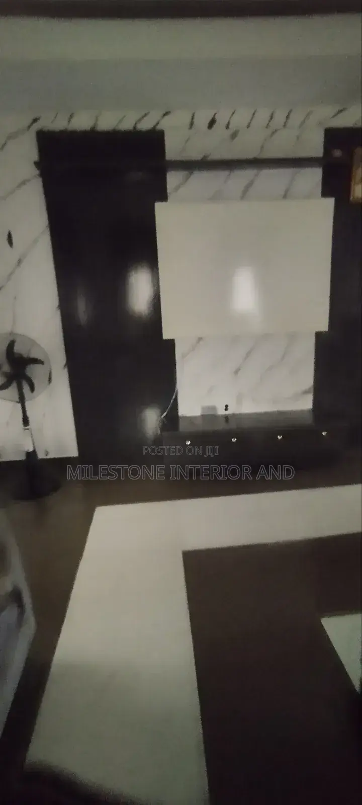 High Quality Tv Panel With Suspended Console,Led Lights