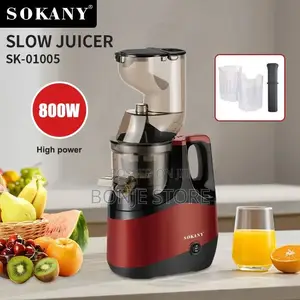 Sokany Powerful Slow Juicer - 800W