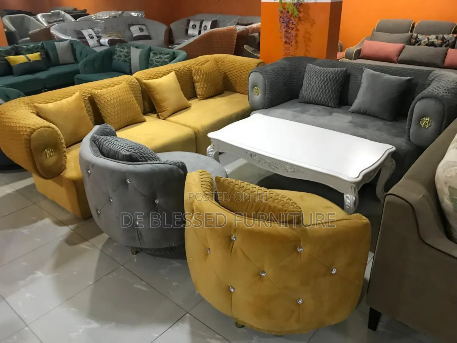 Imported Fabric Sofa