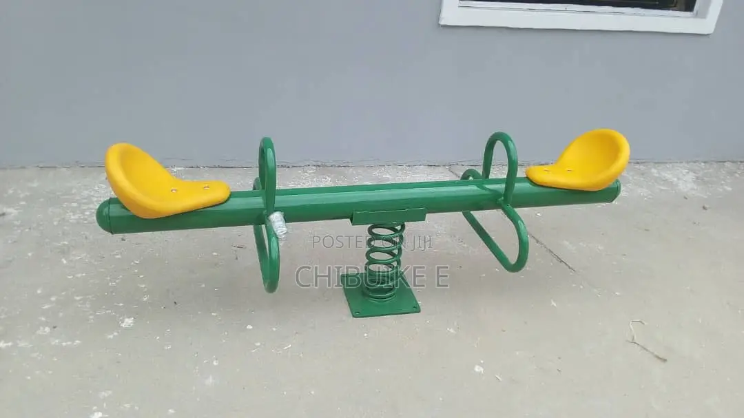 2 Seaters Iron Seasaw For Kids