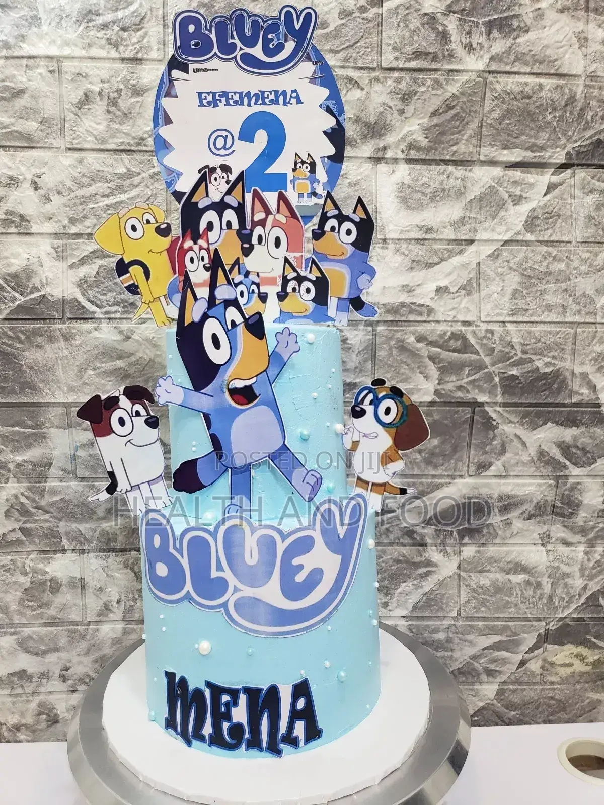 7" and 5" 2 TIER CAKE FOR CHILDREN