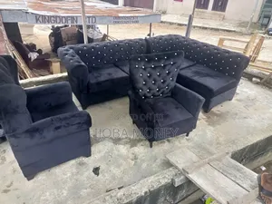 Luxury Lshape Made With 2 Single Royal Chair