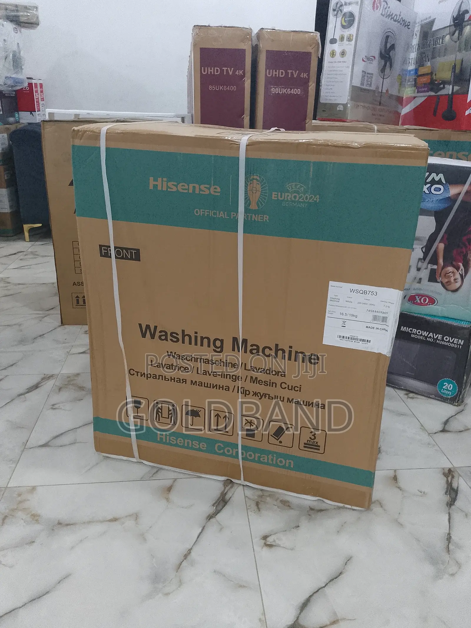 Affordable Hisense 7.5kg Washing Machine " WSQB753"