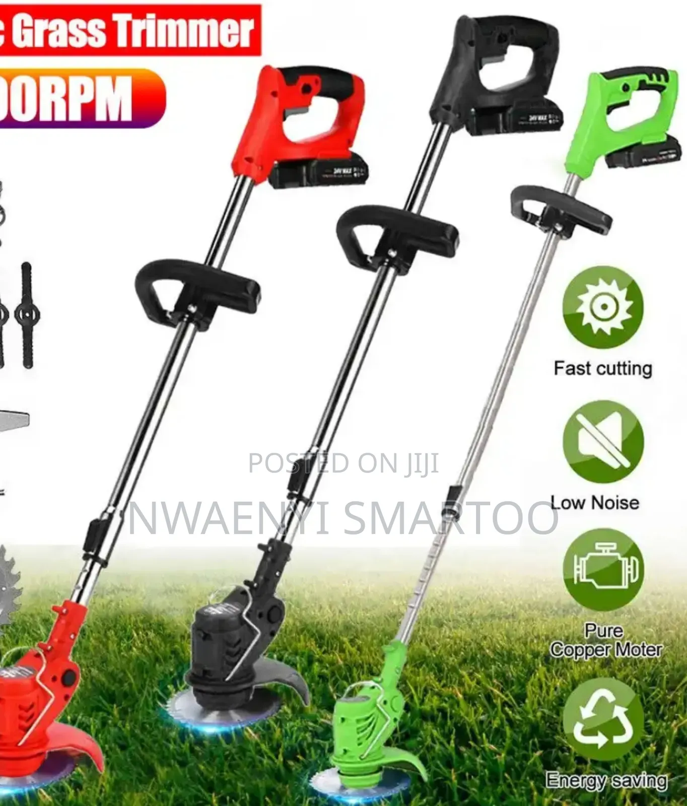 Cordless Grass Cutting Machine