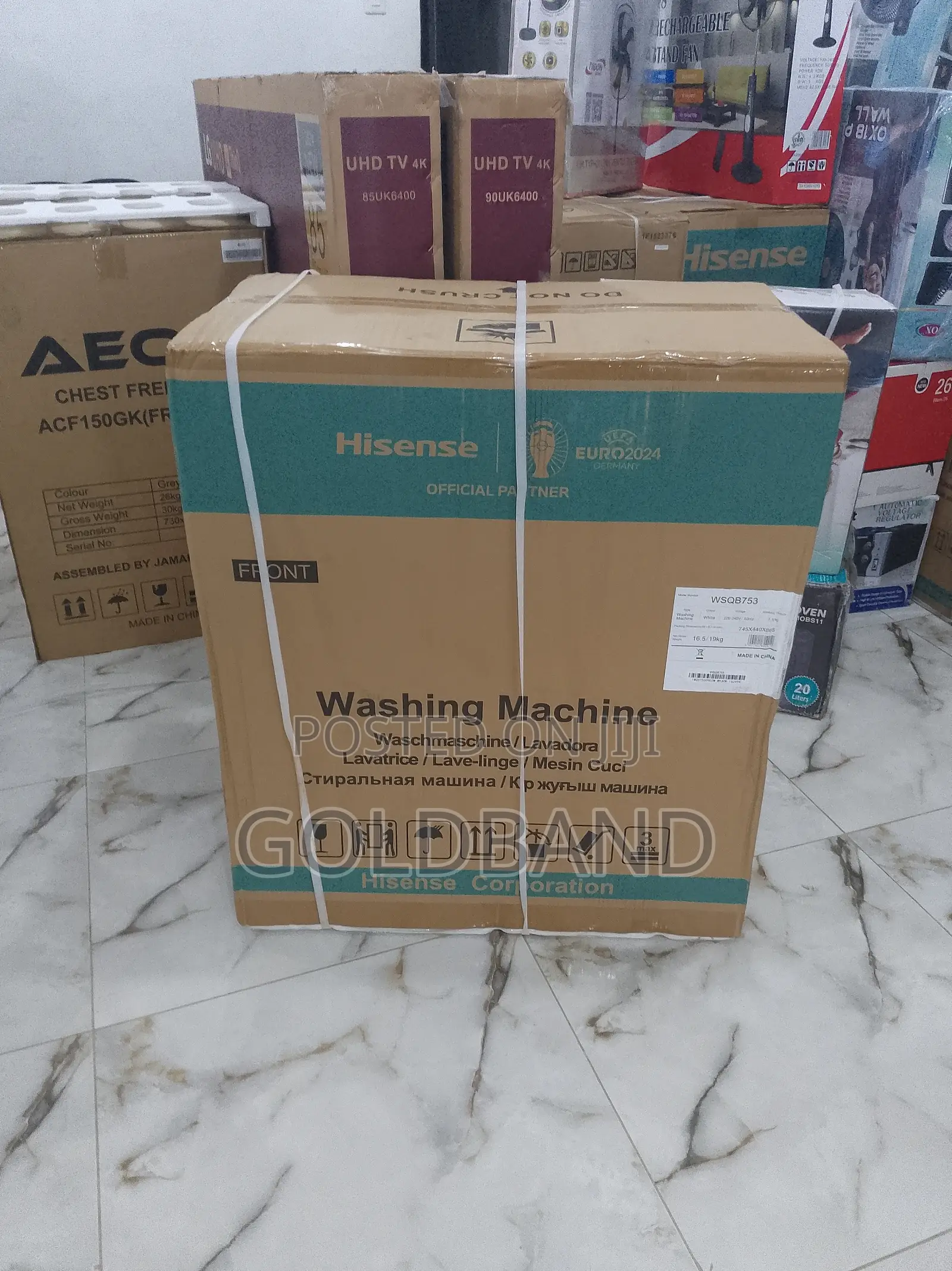 Functional 7.5kg "WSQB753' Hisense Washing Machine