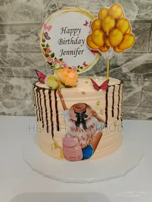7" Beautiful 3 Falvor Adult Cake