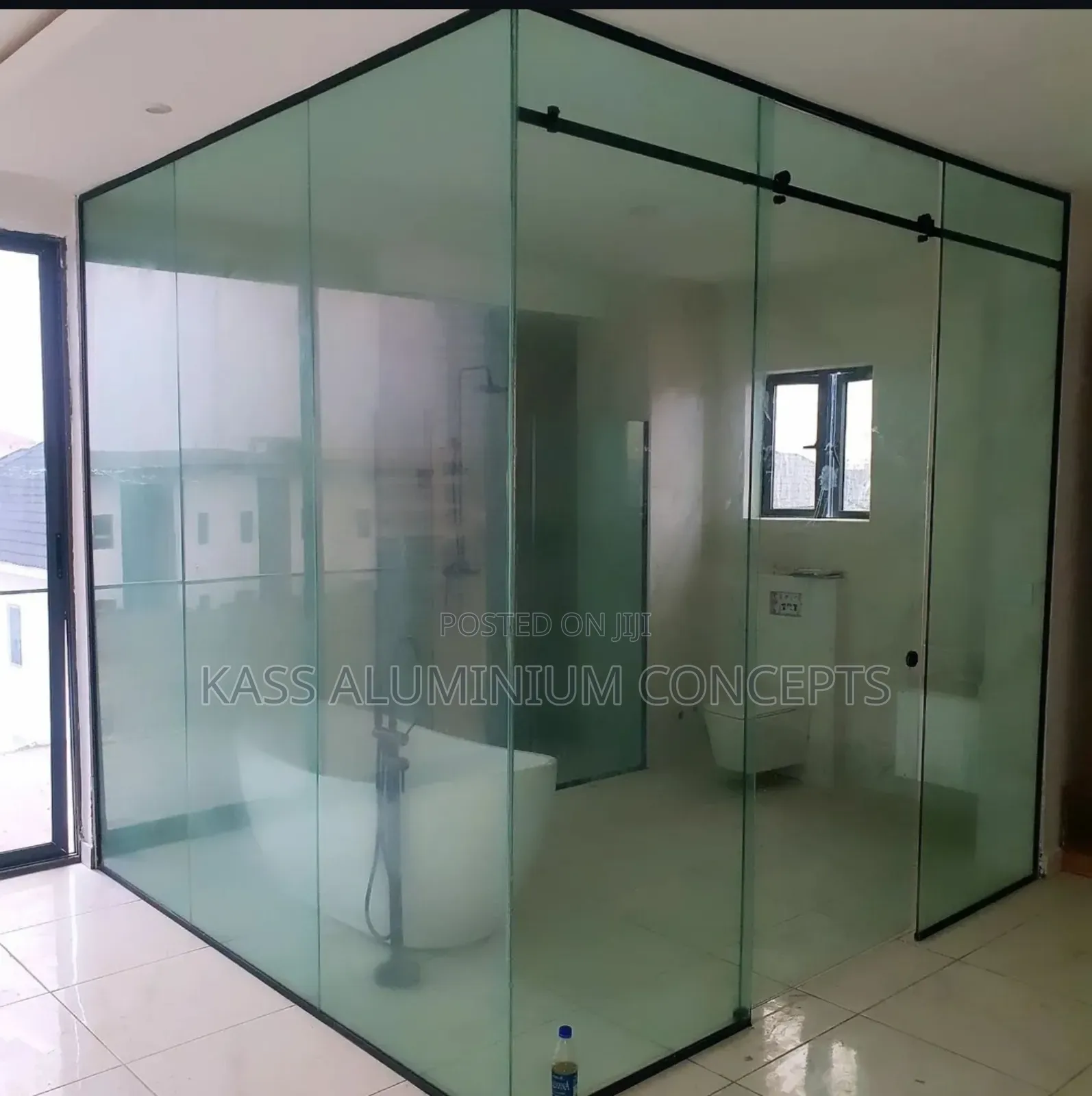 Glass Door Partition