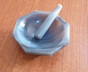 Agate Mortal and Pestle (100mm)