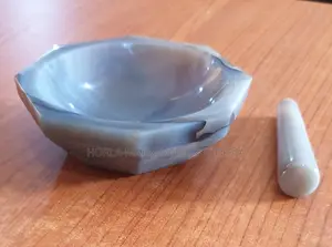 Agate Mortal and Pestle (100mm)