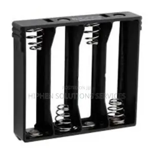 Battery Holder for 4 AA Batteries Flat