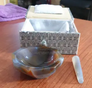 Agate Mortal and Pestle (70mm)