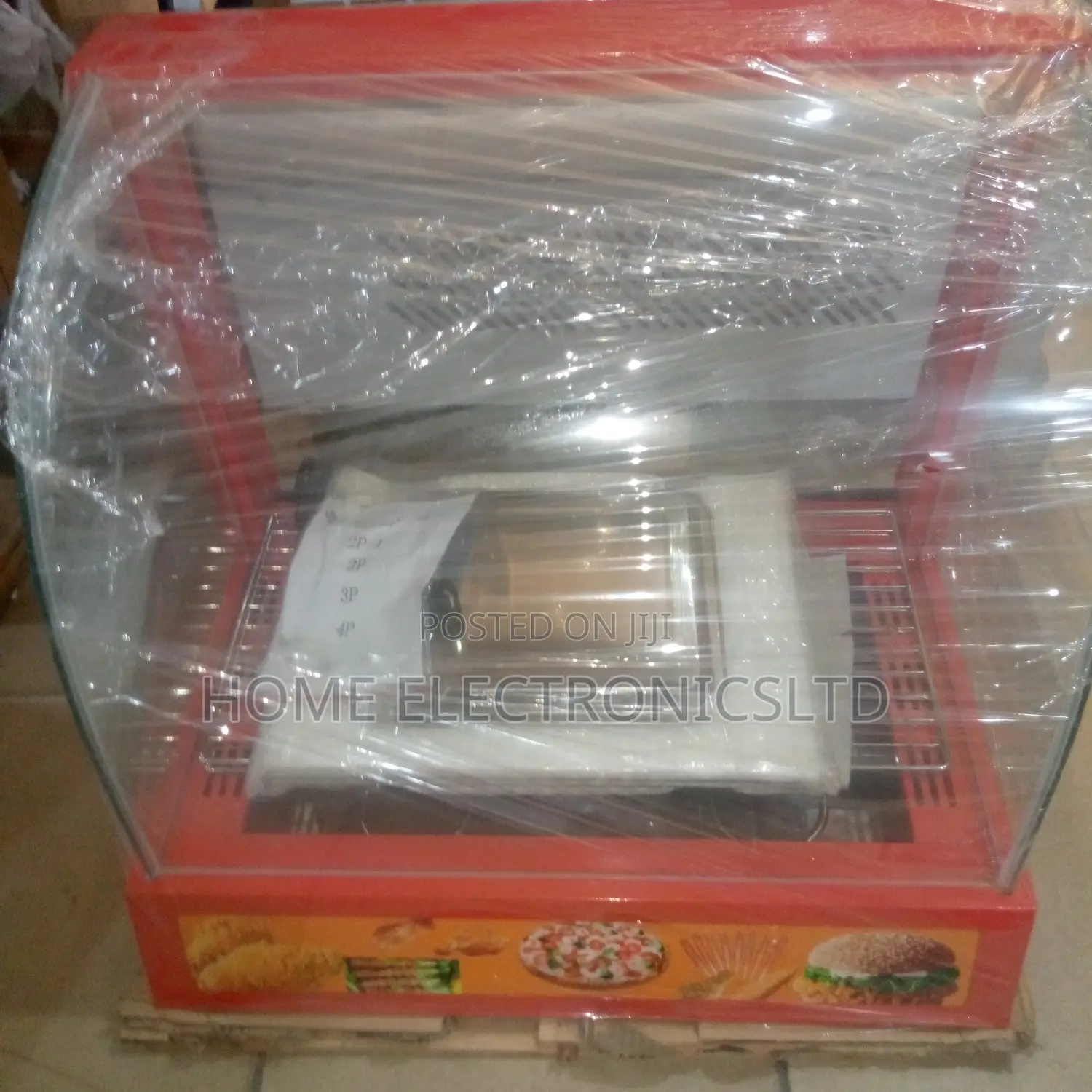 Curved Glass Food Warmer