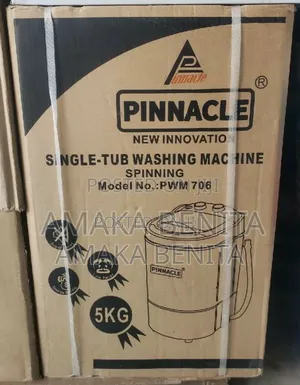 Pinnacle Washing Machine Single Tub 5kg