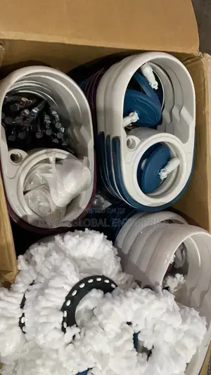 Spin Mop Bucket and Mop