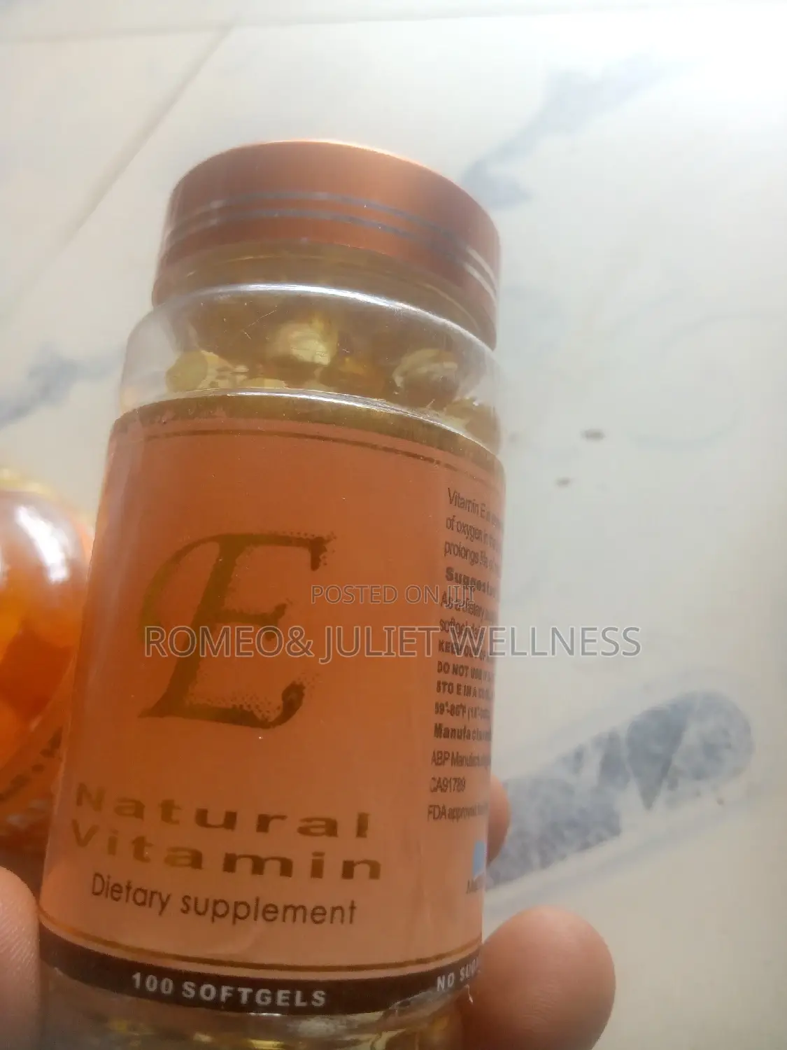 Natural Vitamin E Capsules