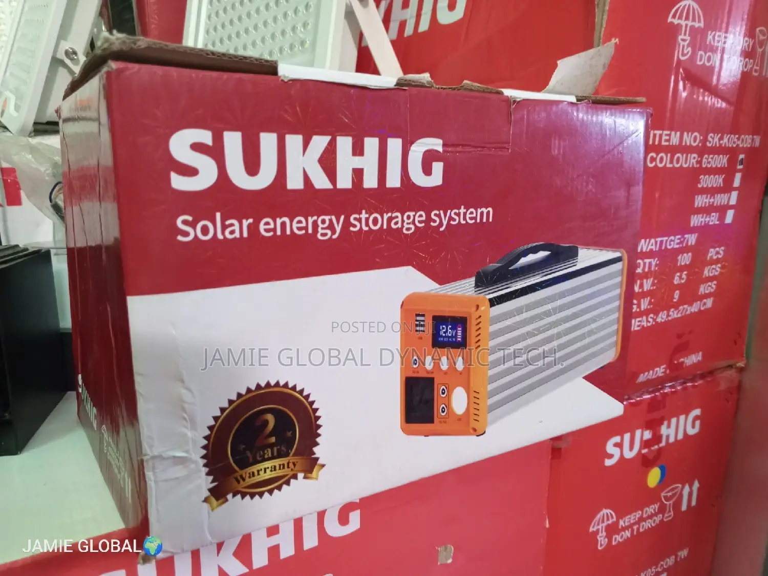 Solar Energy Storage System.
