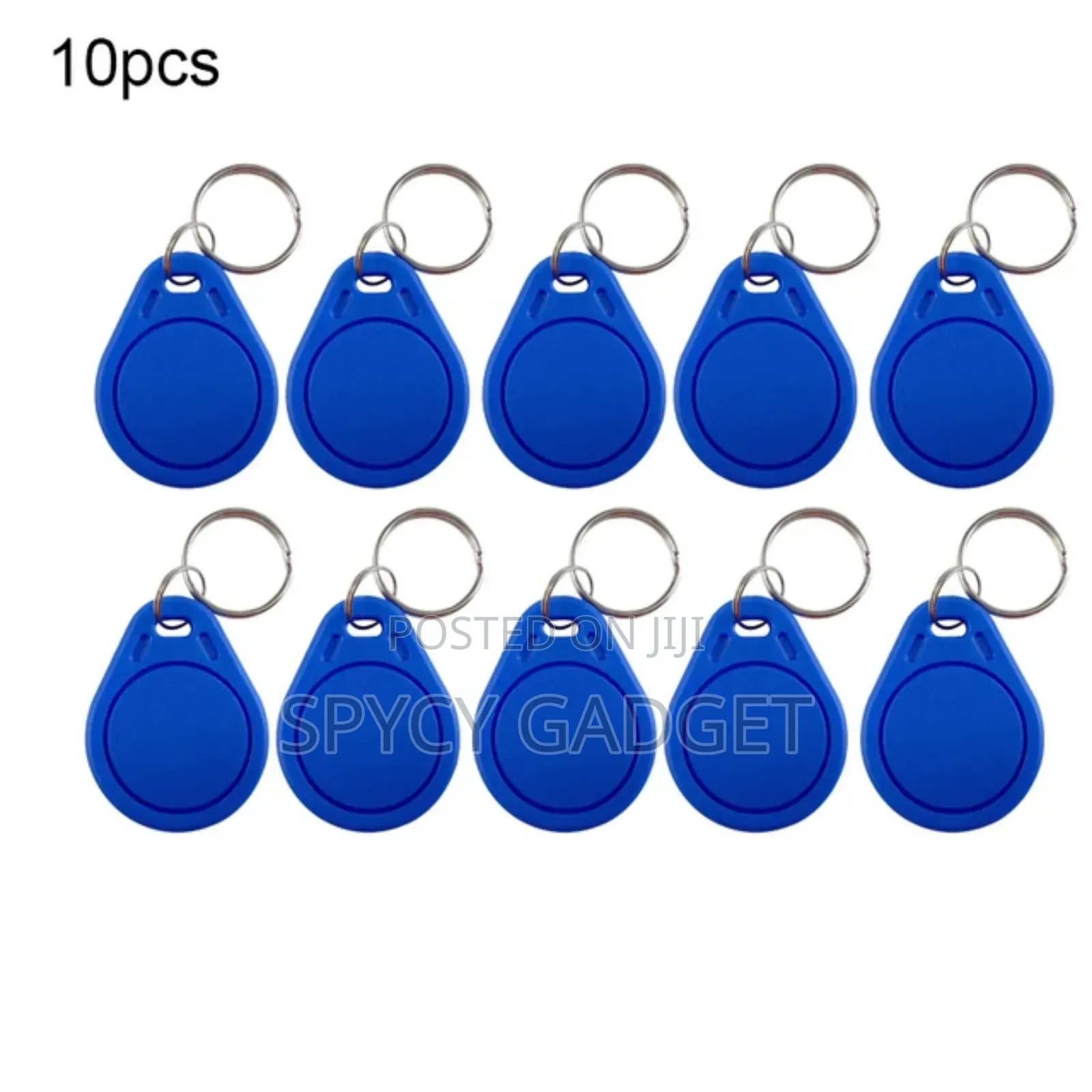 RFID Key Tags for Access Control - 10 Pieces