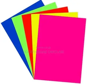 Nice And Colourful Fluorescent Paper