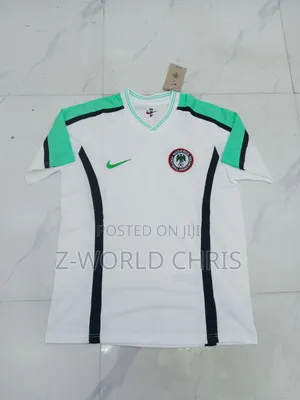 Nigeria 1998 Super Eagles Away White Retro Jersey