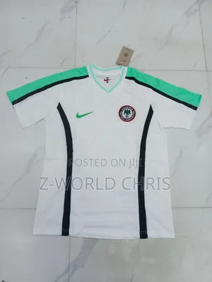 Nigeria 1998 Super Eagles Away White Retro Jersey