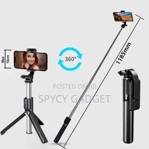 Selfie Stick Tripod With Fill Light Bluetooth Remote