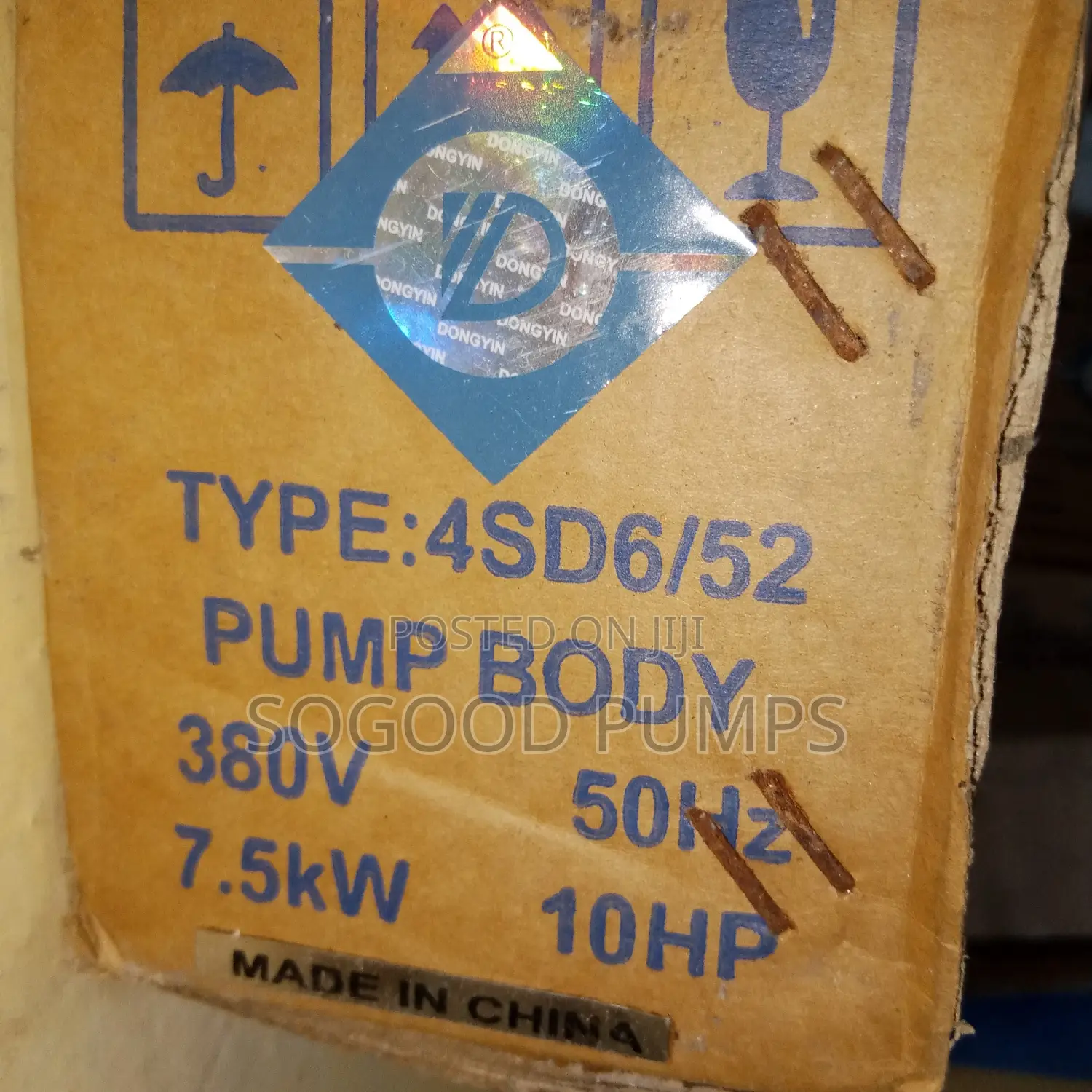Master Submersible Pump Type 7.5kw/10hp