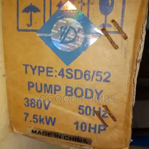 Master Submersible Pump Type 7.5kw/10hp