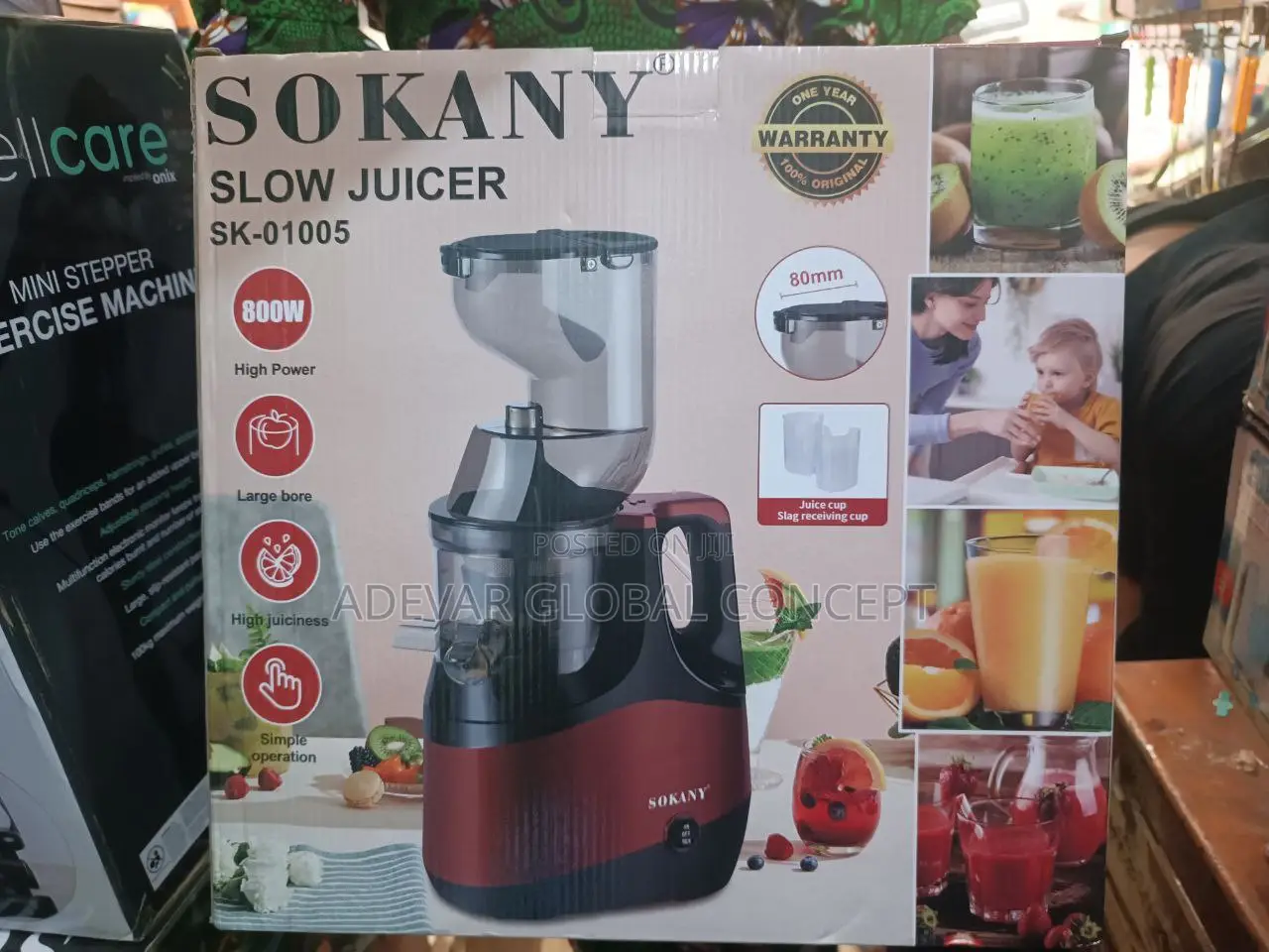 New Sokany Slow Juicer 800watts - Sk01005