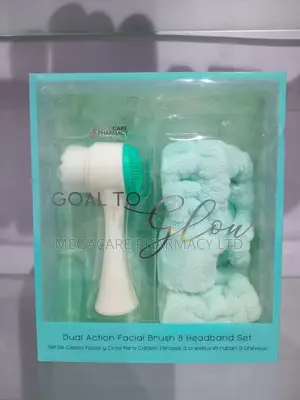Goal to Glow Dual Action Facial Brush and Headband Set With