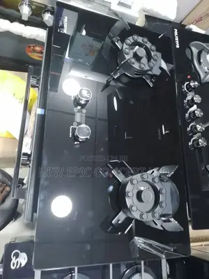 Black Color 2 Burner Gas Cooker