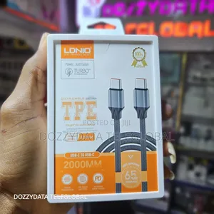 LDNIO 65w Anti Bending Usb C to Usb C Cable Lc442c