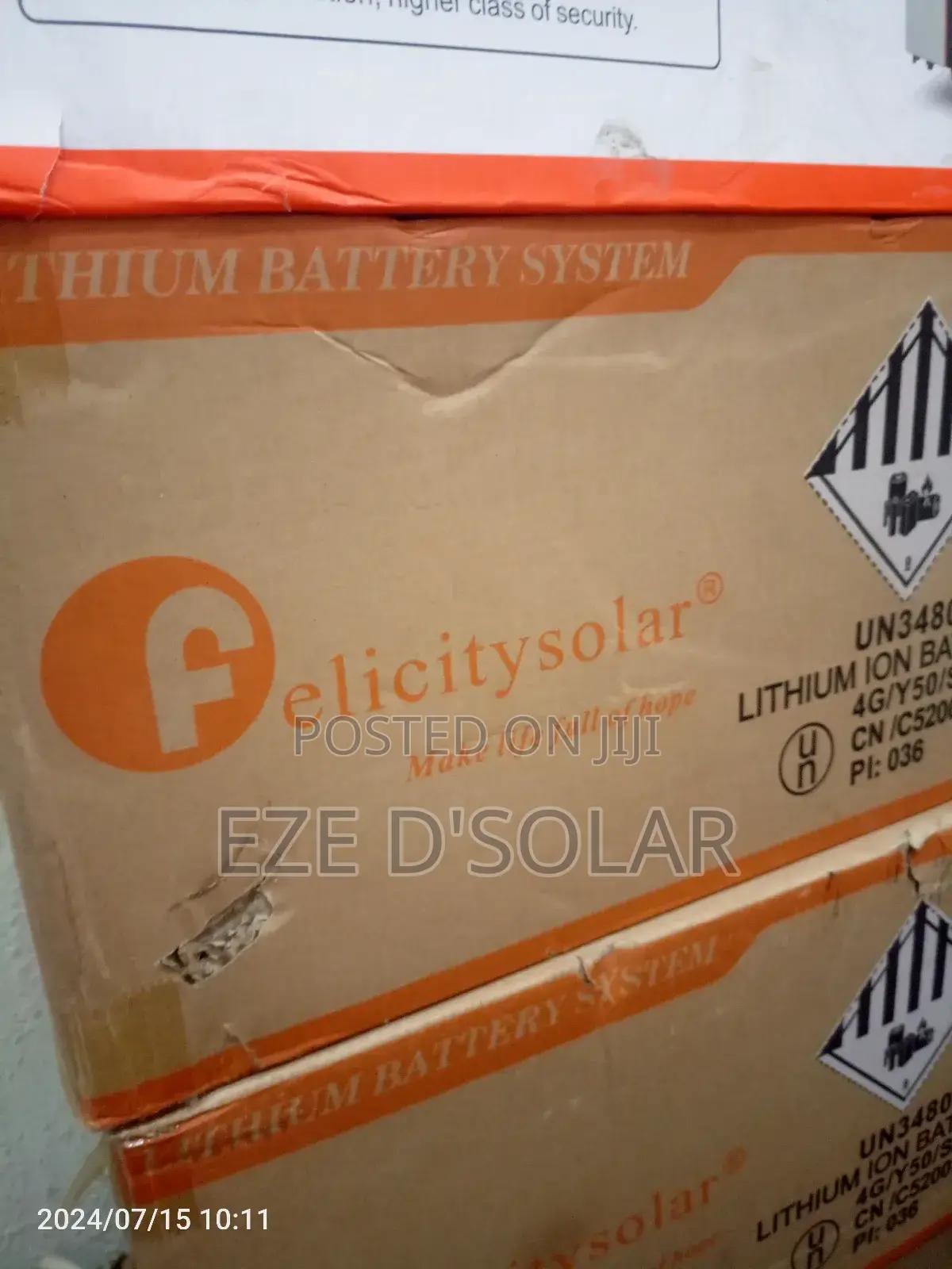 Felicity Battery 5kwh24v