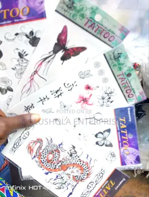 Tattoo Stickers With Different Characters