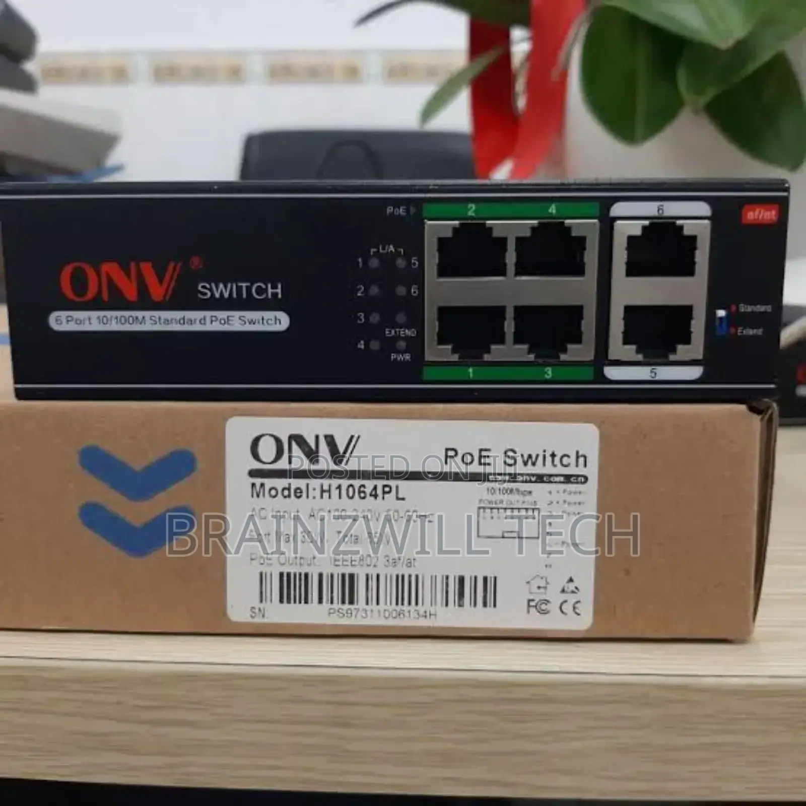 4-Port ONV Poe Switch