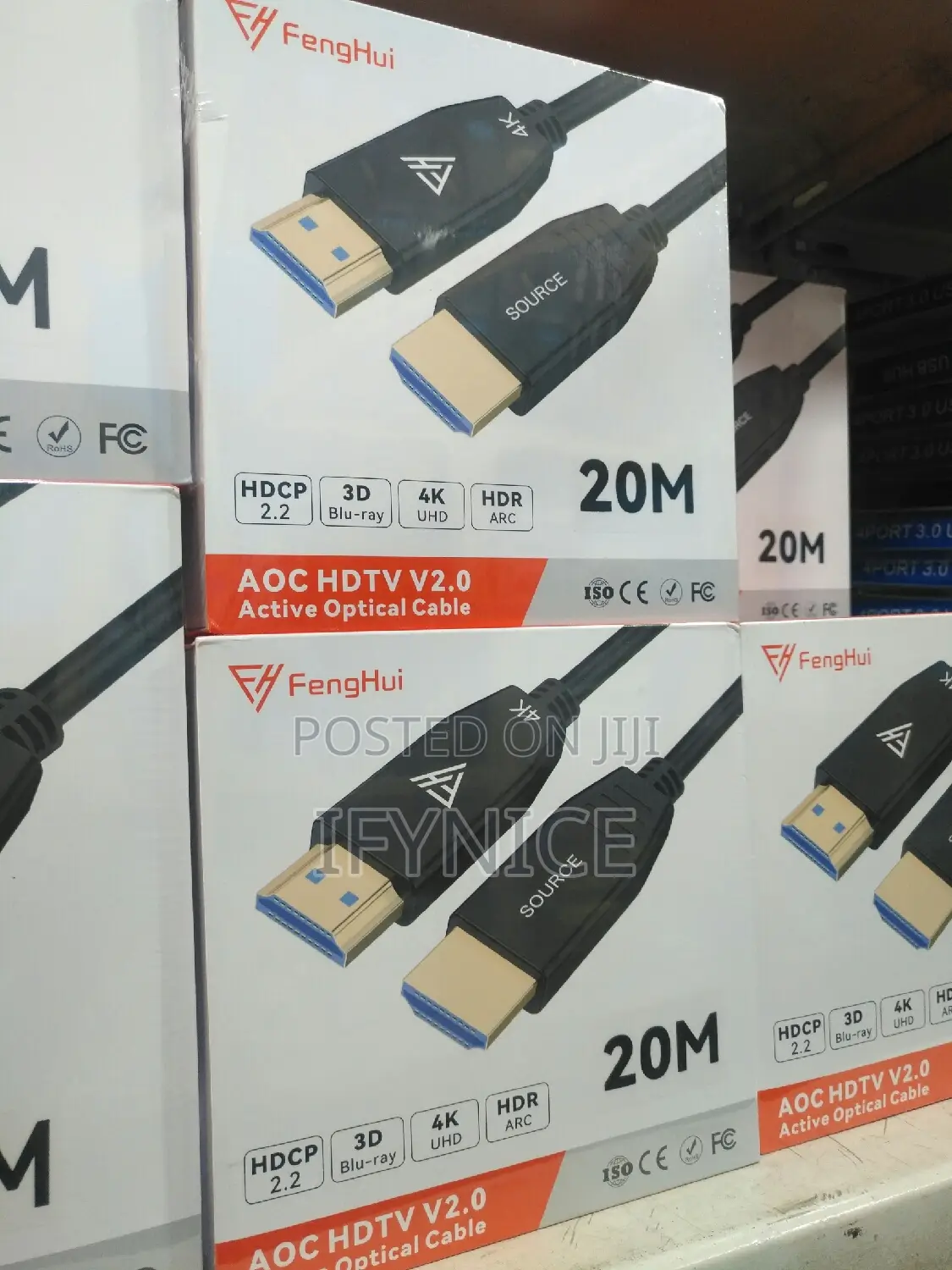 HDTV Optical Cable 20M