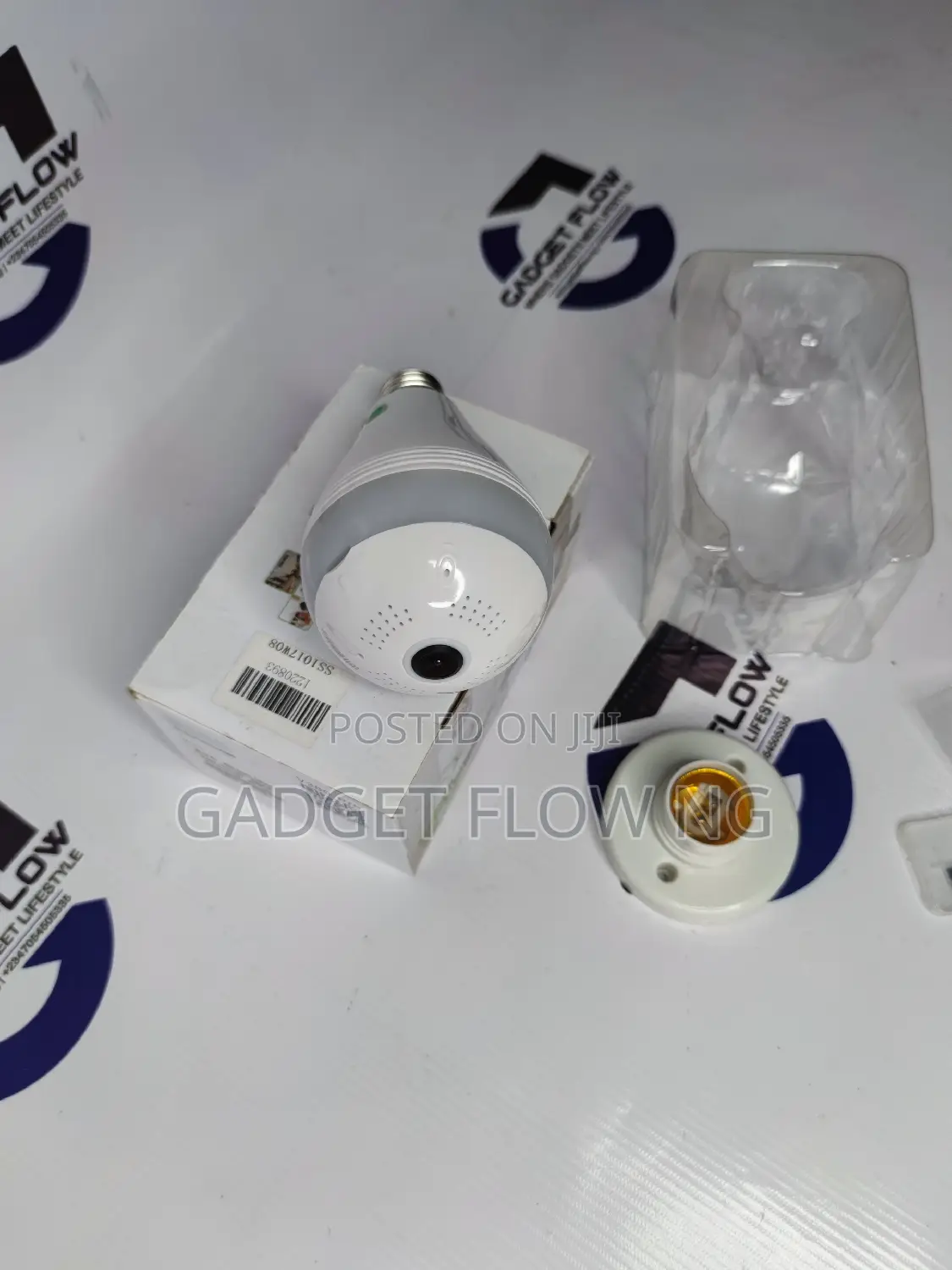 Wifi Camera 360° Light Bulb W Memory Card