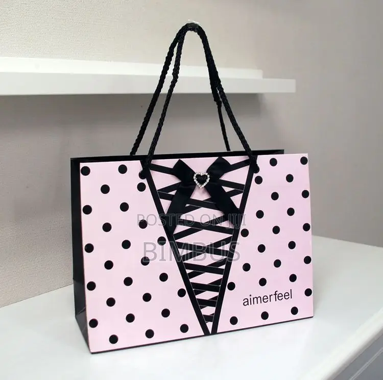 Quality Paper Bag + Ribbon